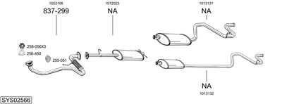 BOSAL SYS02566 BOSAL SYS02566