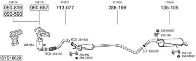 BOSAL SYS16629
