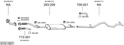 BOSAL SYS11827