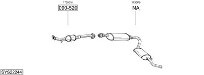 BOSAL SYS22244
