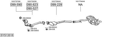 BOSAL SYS13518