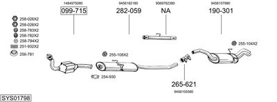 BOSAL SYS01798
