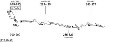 BOSAL SYS22823