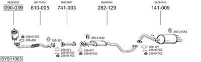 BOSAL SYS11003