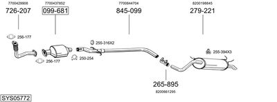 BOSAL SYS05772