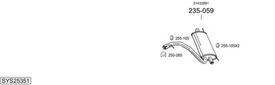 BOSAL SYS25351