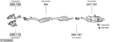 BOSAL SYS00699