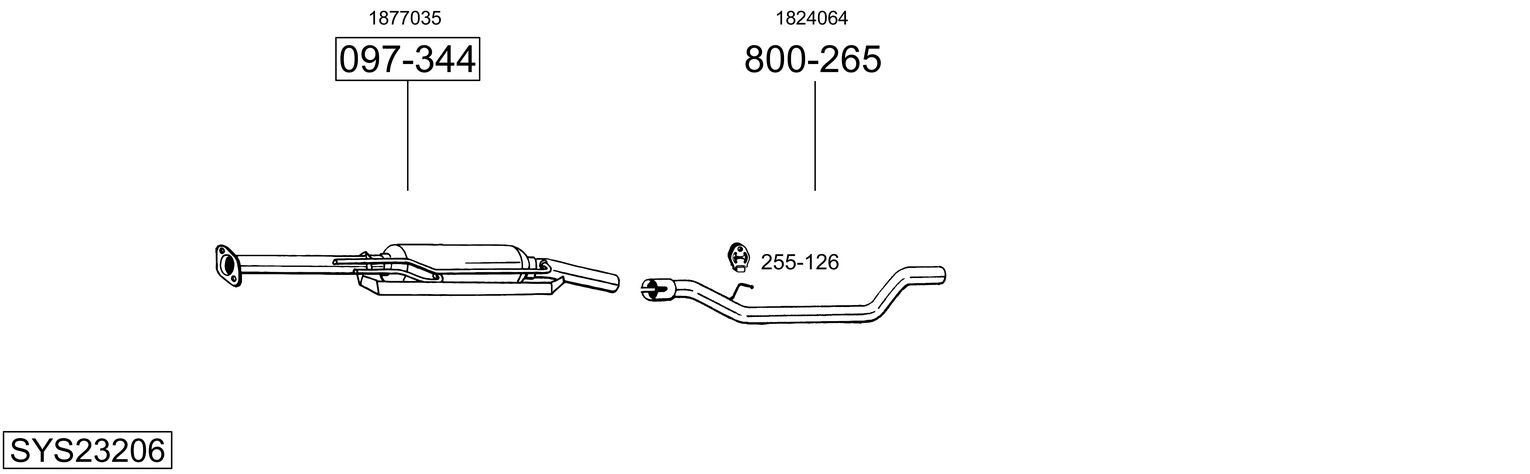 BOSAL SYS23206