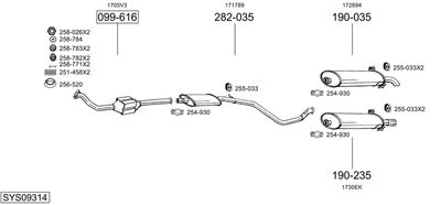 BOSAL SYS09314