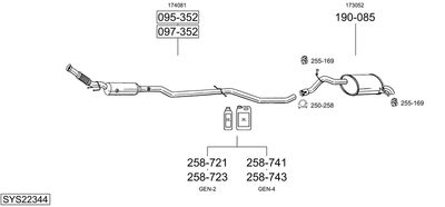 BOSAL SYS22344