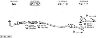 BOSAL SYS02867