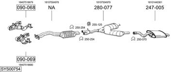 BOSAL SYS00754