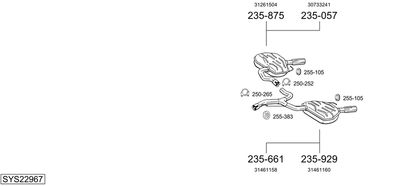 BOSAL SYS22967