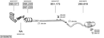 BOSAL SYS05679