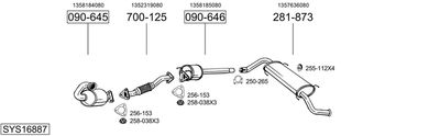 BOSAL SYS16887