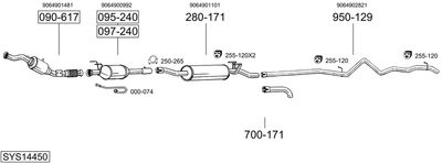 BOSAL SYS14450