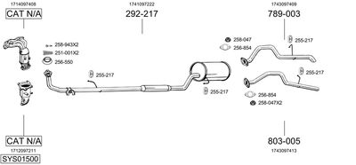 BOSAL SYS01500