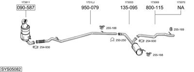 BOSAL SYS05082