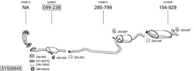 BOSAL SYS08849