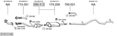 BOSAL SYS13148