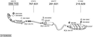 BOSAL SYS06008