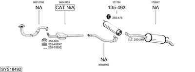 BOSAL SYS18492