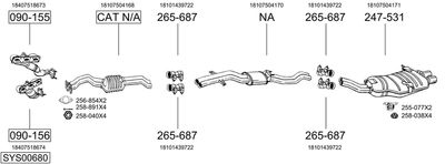 BOSAL SYS00680