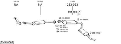 BOSAL SYS18562