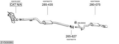 BOSAL SYS00580