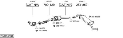 BOSAL SYS05034