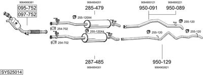BOSAL SYS25014