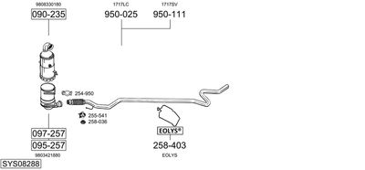 BOSAL SYS08288