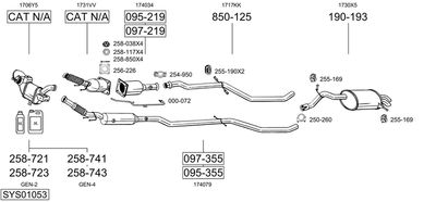 BOSAL SYS01053