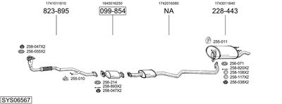 BOSAL SYS06567