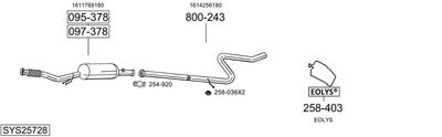 BOSAL SYS25728