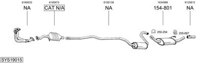 BOSAL SYS19015 BOSAL SYS19015