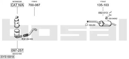 BOSAL SYS15918