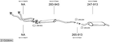 BOSAL SYS00644