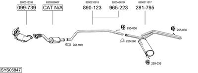 BOSAL SYS05847