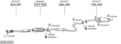 BOSAL SYS13707