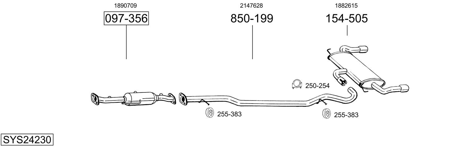BOSAL SYS24230
