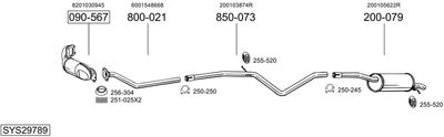 BOSAL SYS29789 BOSAL SYS29789