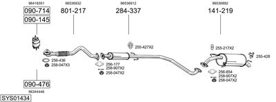 BOSAL SYS01434