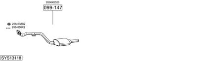 BOSAL SYS13118