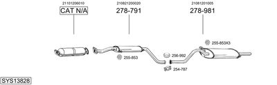 BOSAL SYS13828