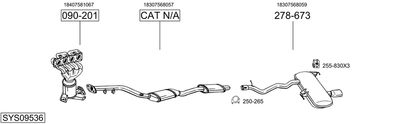 BOSAL SYS09536