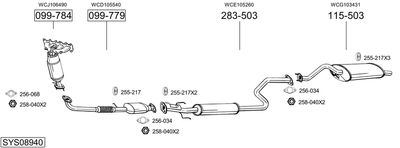 BOSAL SYS08940