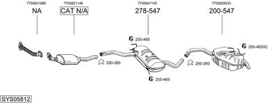 BOSAL SYS05812 BOSAL SYS05812