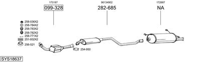 BOSAL SYS18637