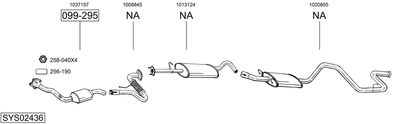 BOSAL SYS02436 BOSAL SYS02436